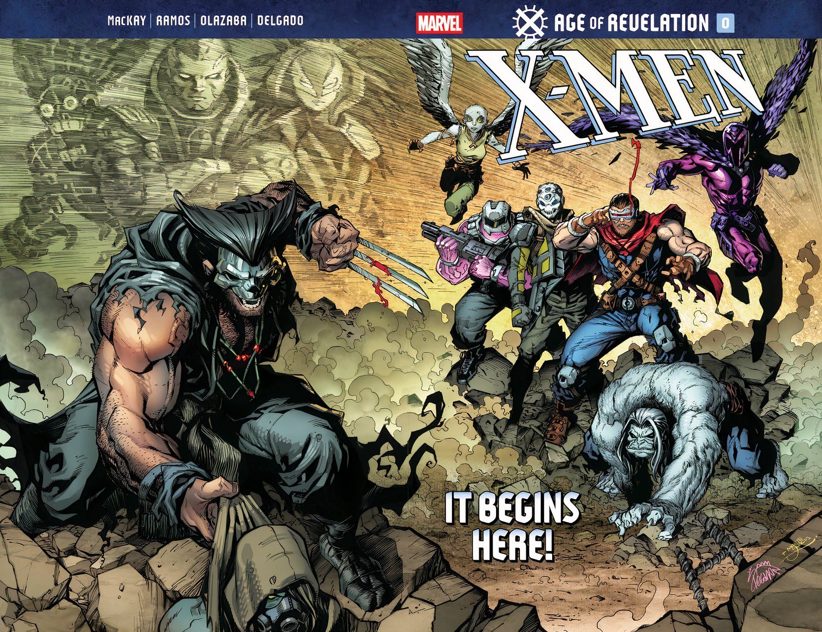 Magneto in copertina di X-Men Age of Revelation