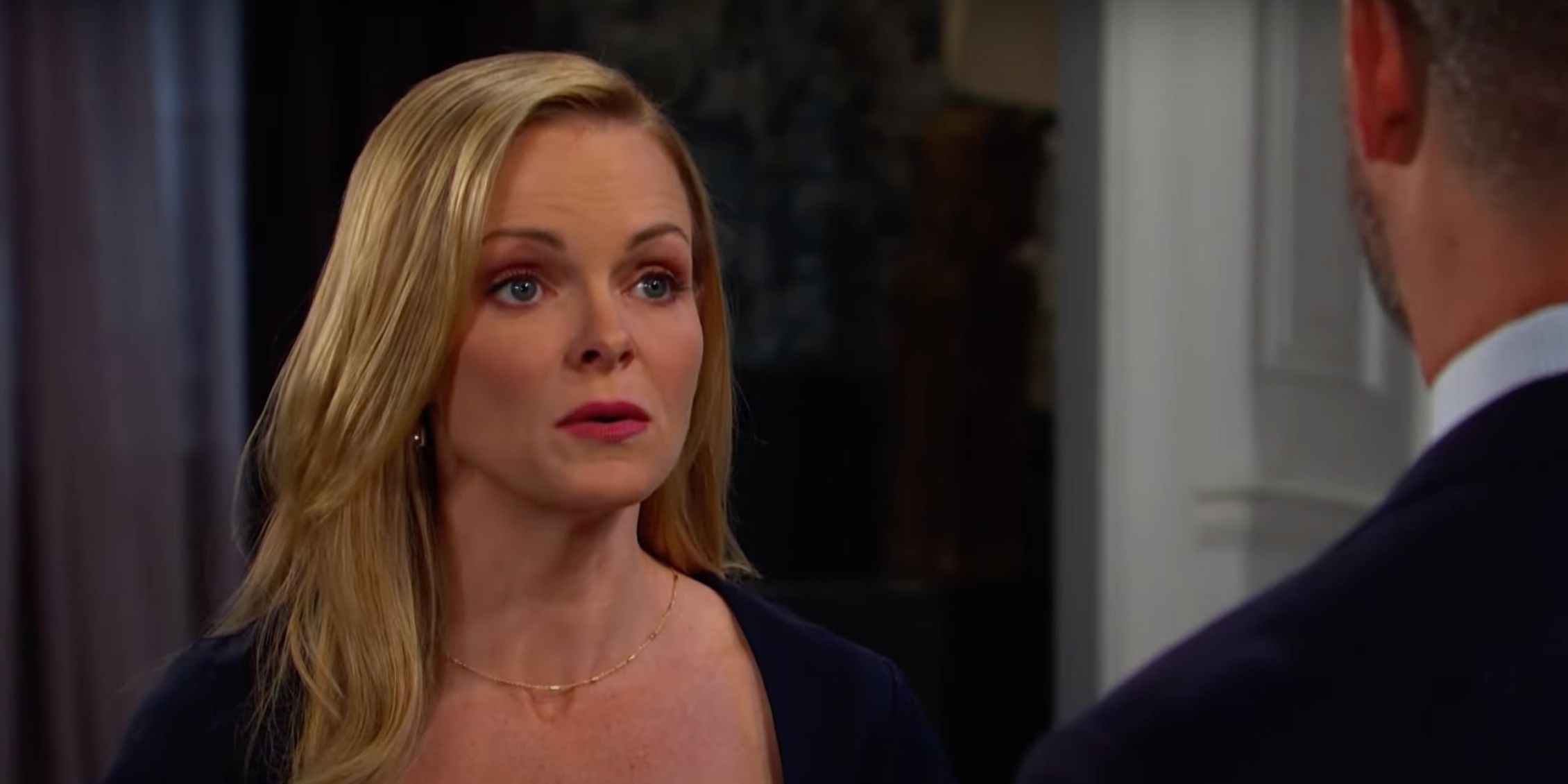 Days of Our Lives Belle confronts EJ in the mansion and glares at him
