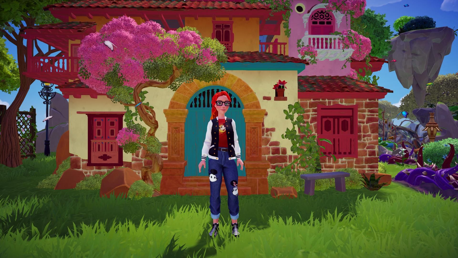 Disney Dreamlight Valley player posing in front of the Casita