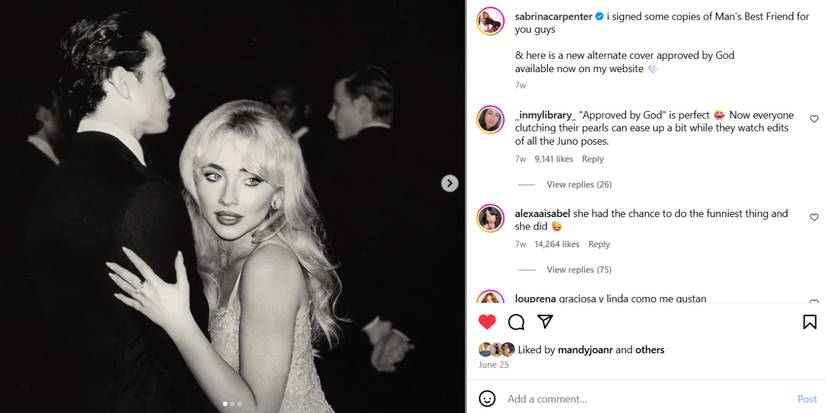 Sabrina Carpenter's Man's Best Friend Album Cover Variants, Ranked Sabrina Carpenter Man's Best Friend Variant 2