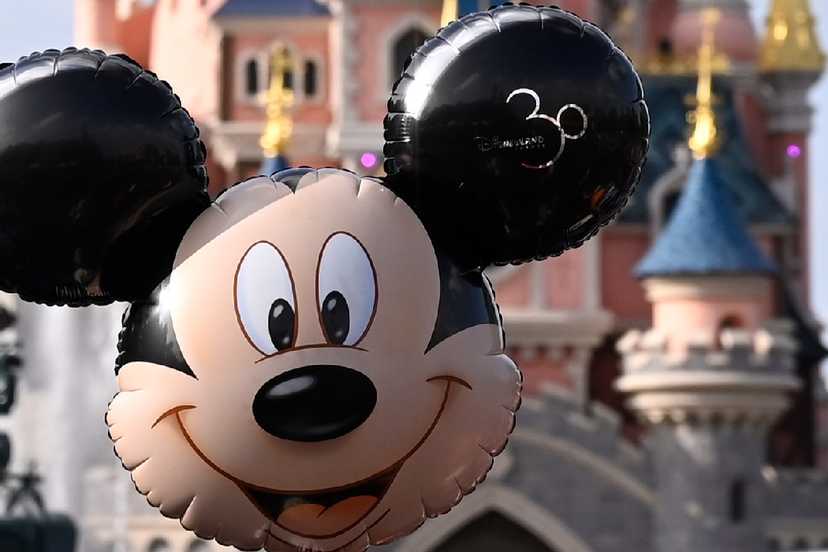 A Mickey Mouse balloon at Disney