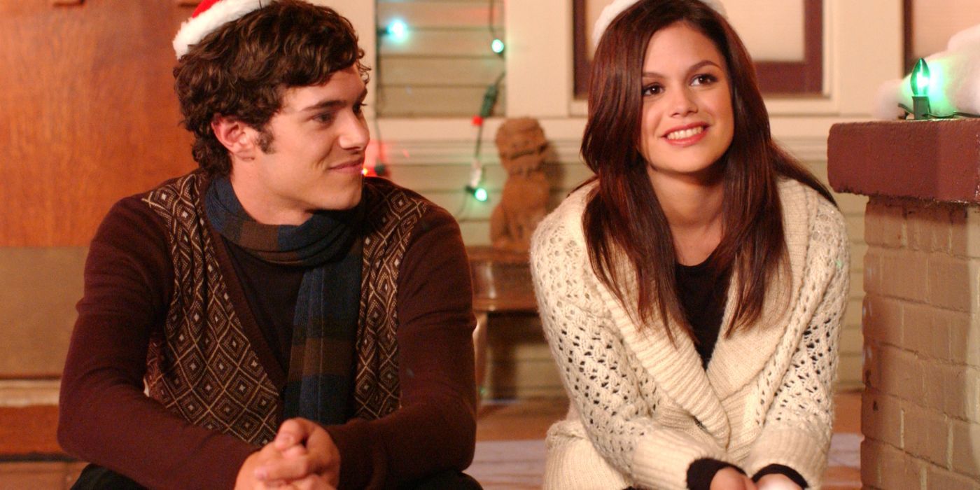 Adam Brody and Rachel Bilson in The O.C. (2003) sitting and talking