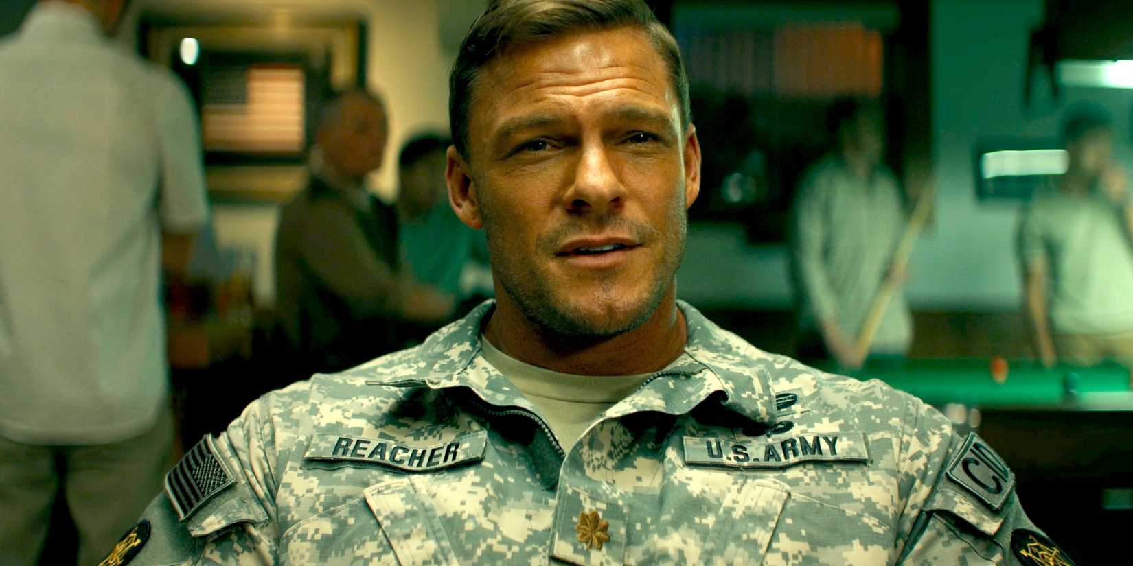 Alan Ritchson in military uniform in Reacher season 2