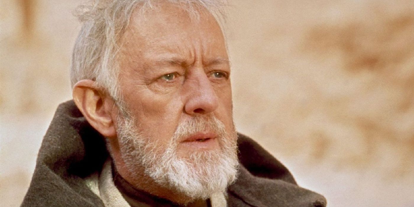 Alec Guinness come Obi-Wan Kenobi in Star Wars