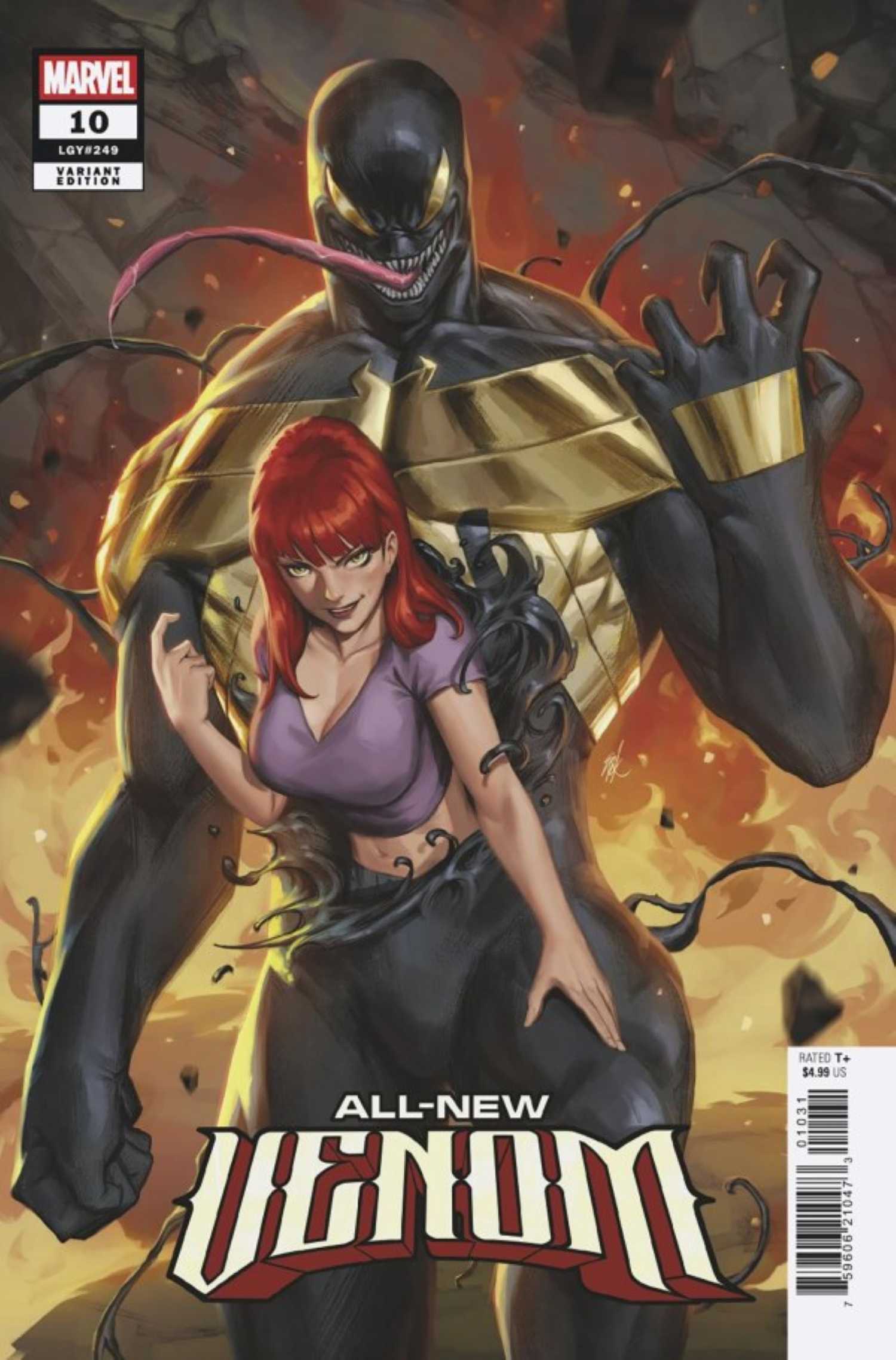 all-new venom #10 variant cover with Mary Jane