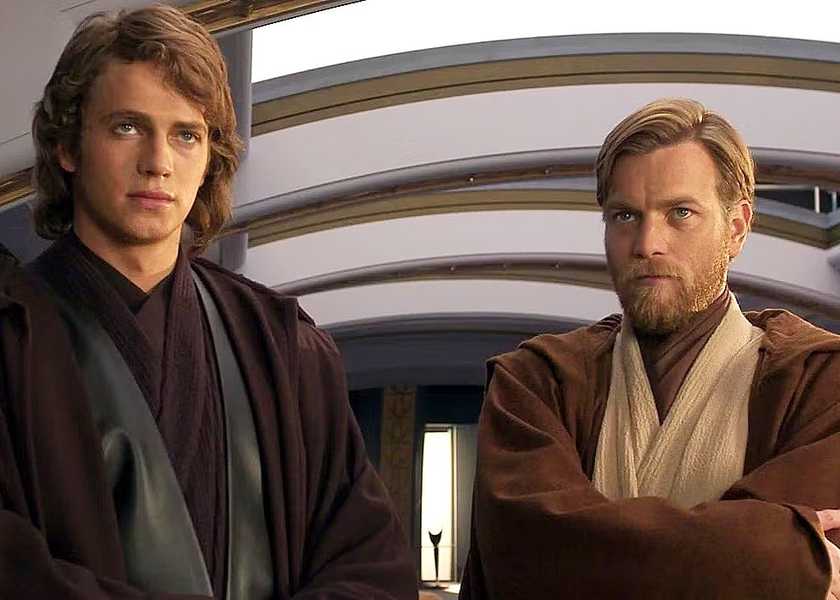 Anakin and Obi-Wan in Revenge of the Sith