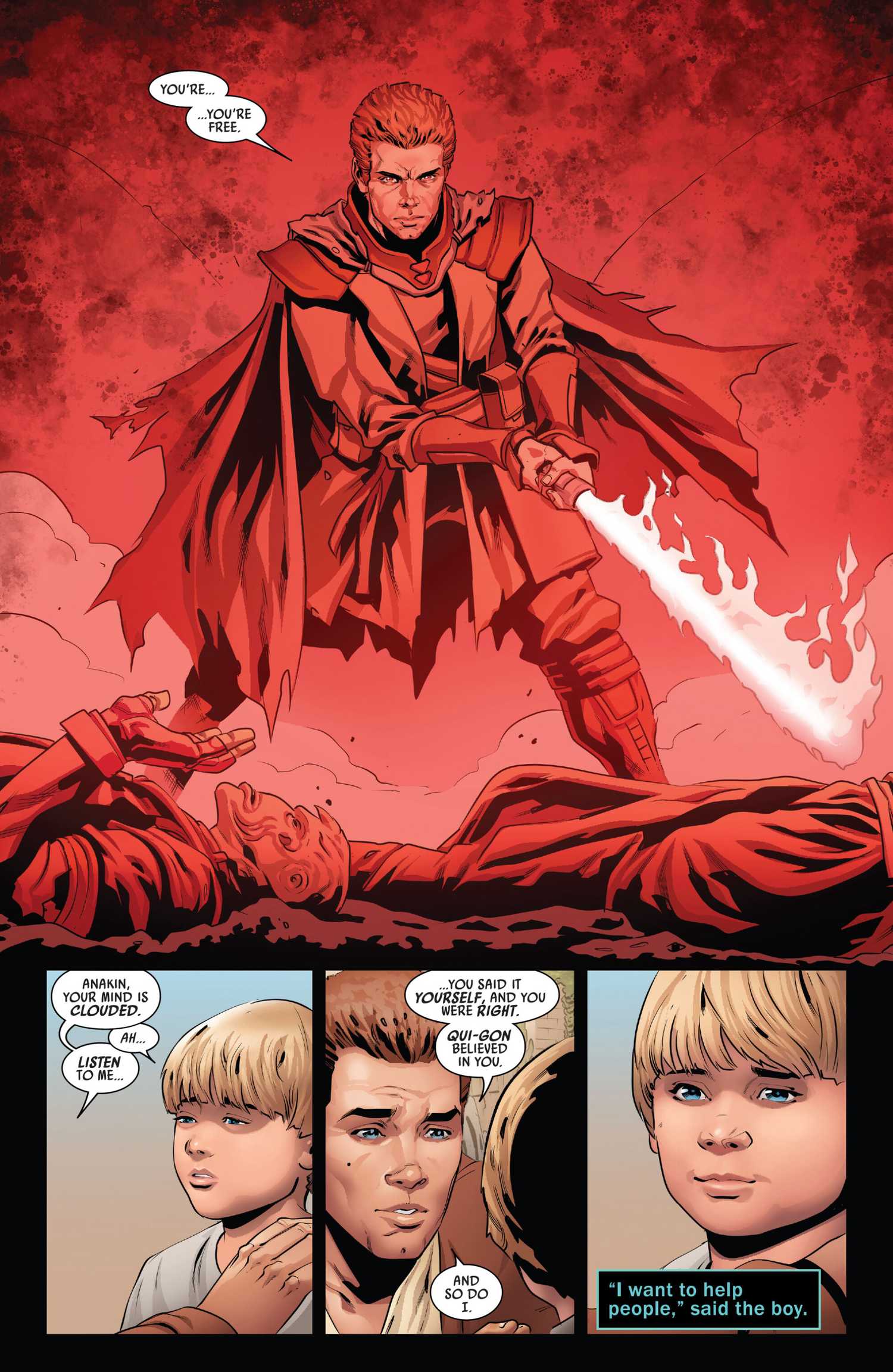 Anakin's Dark Twisted Vision As A Sith Lord