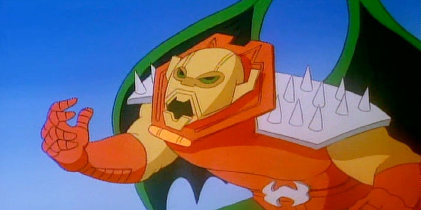 Annihilus against a blue background in Fantastic Four animated series