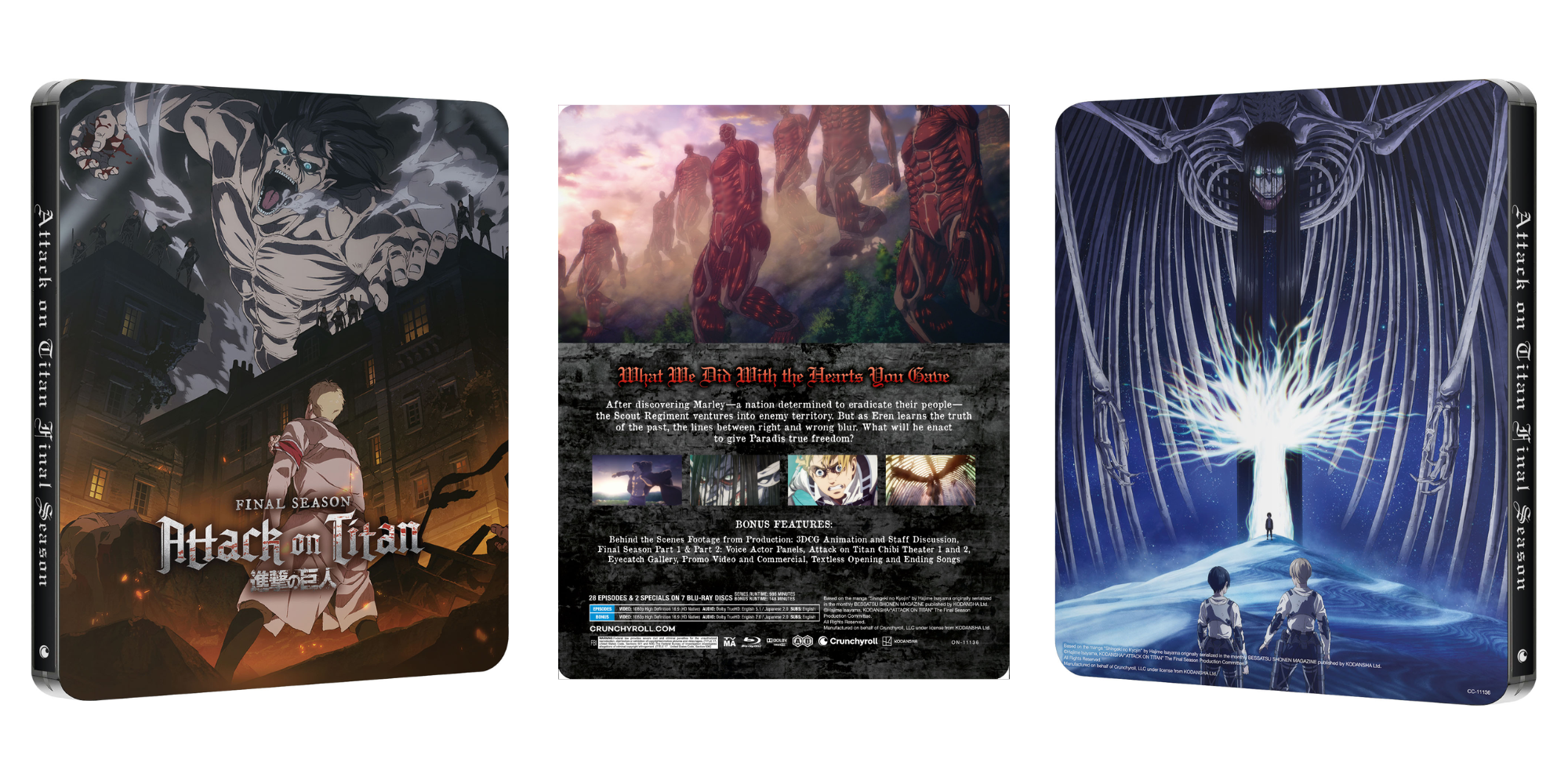 Attack on Titan - Final Season Crunchyroll Steelbook