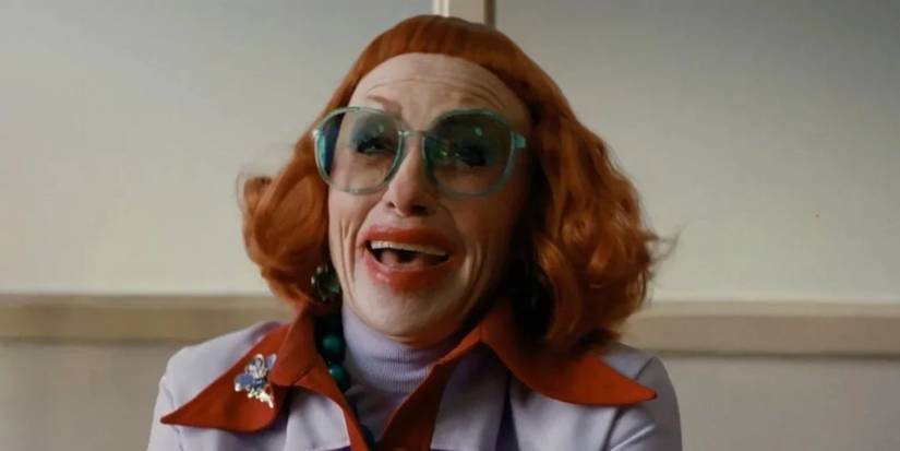 Aunt Gladys laughing in Weapons