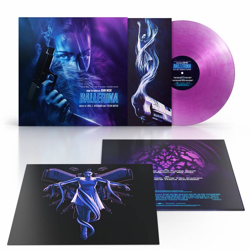From the world of John Wick Ballerina Violet Smoke vinyl art