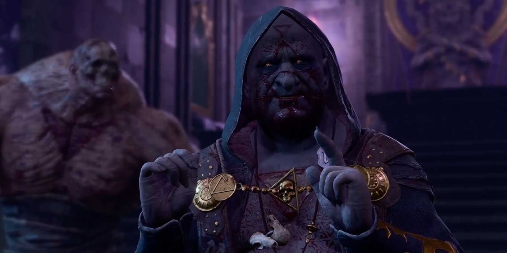 Balthazar greets the player in the Gauntlet of Shar in Baldur's Gate 3
