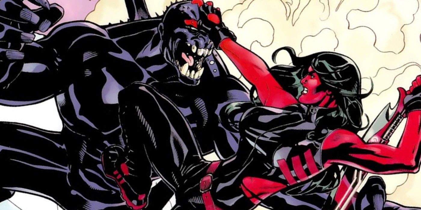 Black hulk vs red she-hulk