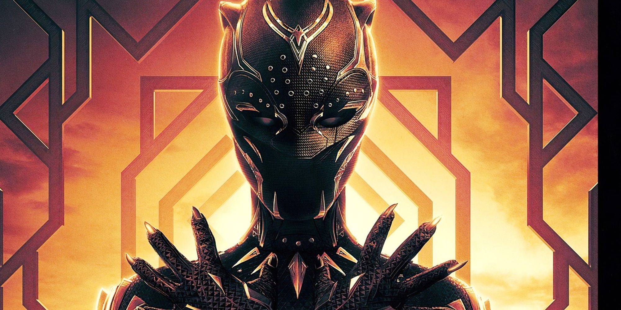 Black Panther Wakanda Forever poster with Shuri in the Black Panther suit via the Everett Collection