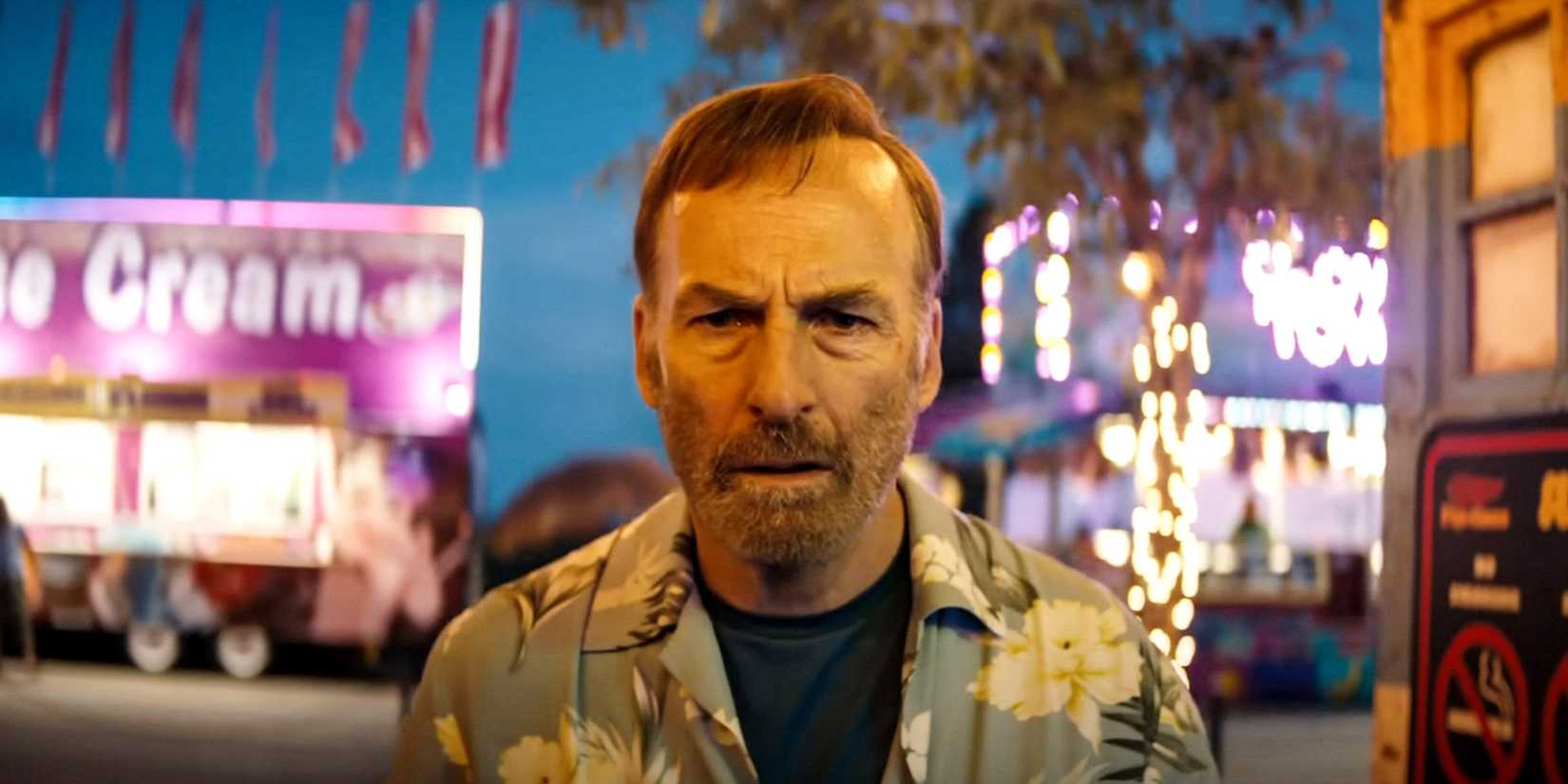 Bob Odenkirk staring blankly ahead in Nobody 2