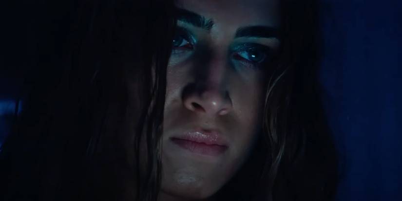 Close-up of Andra Nechita looking serious in Bone Lake