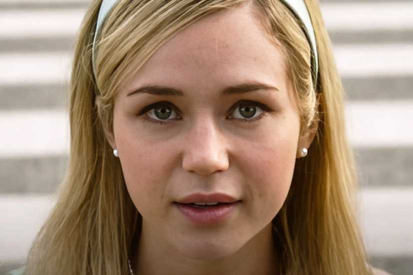 Brec Bassinger looking a bit creepy in Final Destination Bloodlines