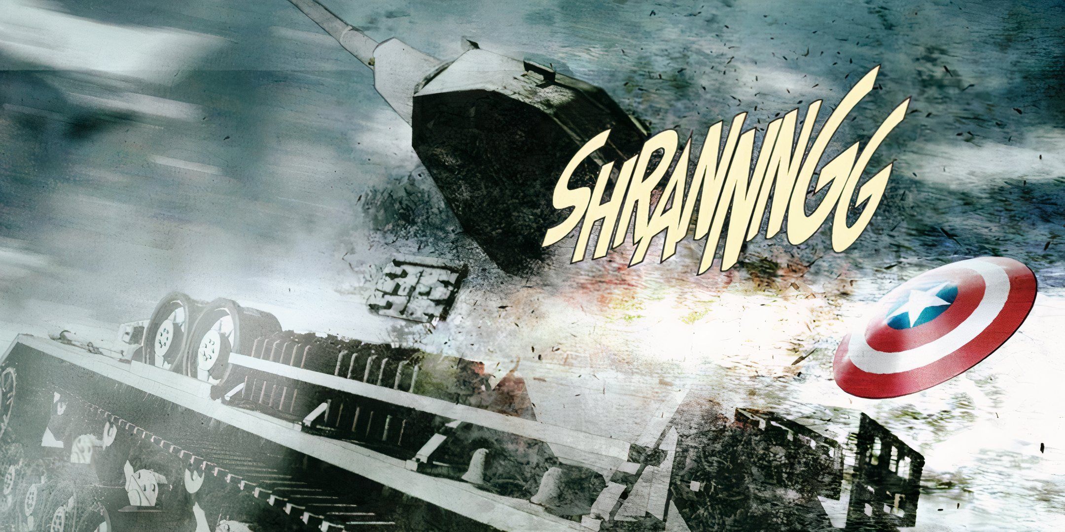 Cap Shield Takes Off Turret Marvel