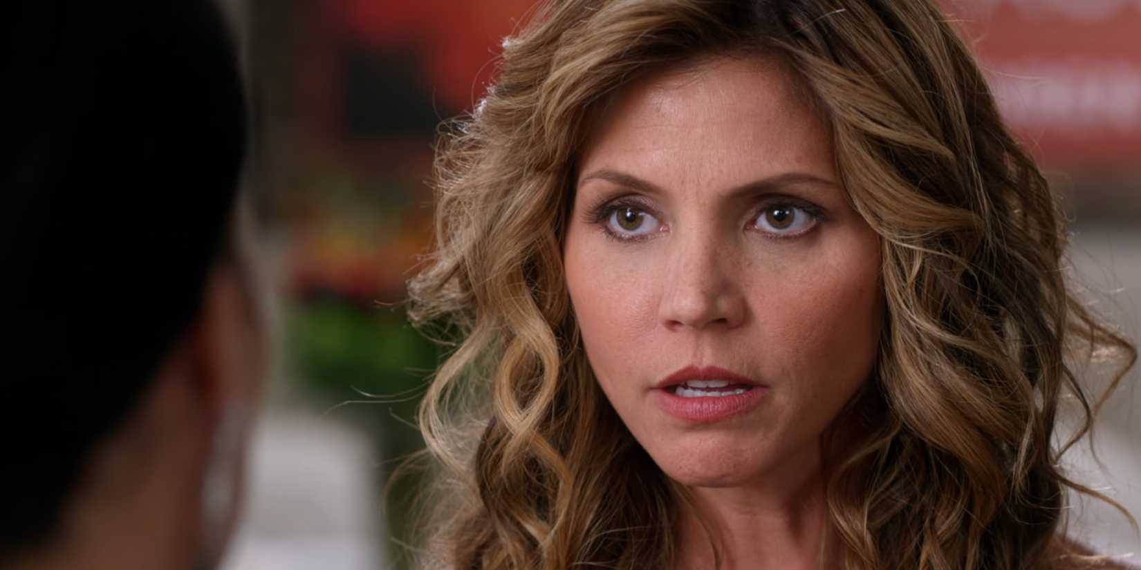 Charisma Carpenter in Supernatural looking angry