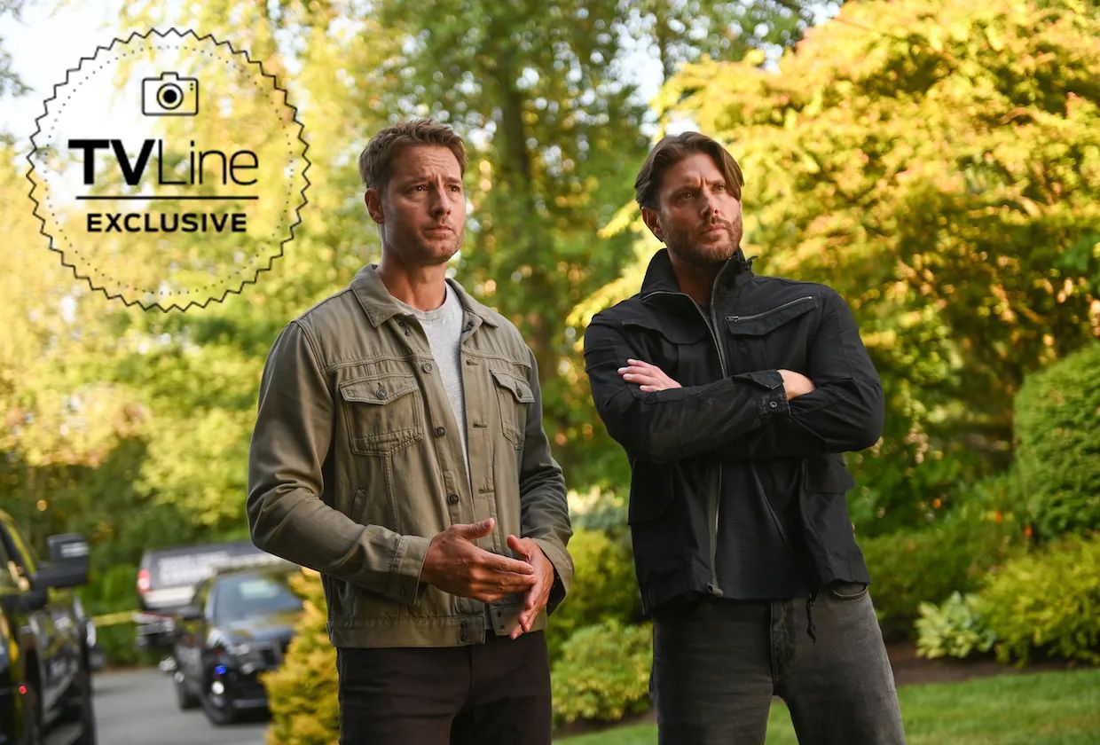 Colter e Russell insieme in una scena della stagione 3 di Tracker