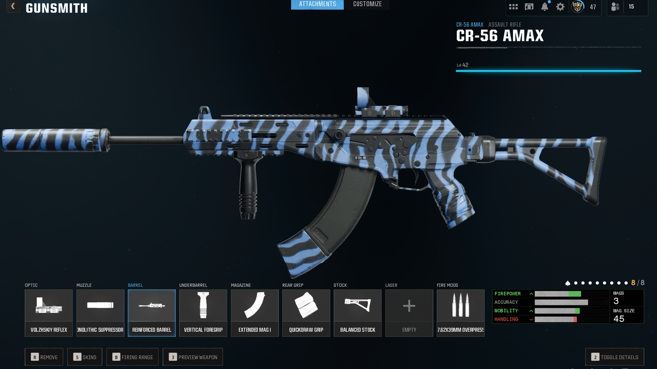 CR-56 AMAX Loadout Warzone Black Ops 6
