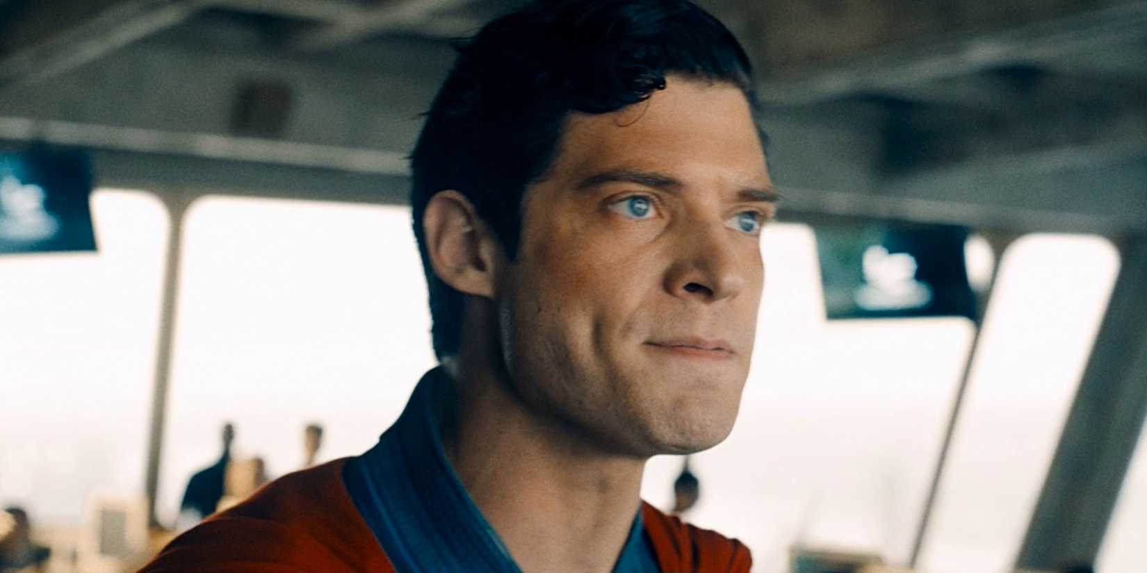 David Corenswet's Superman confronts Lex at Luthorcorp tower