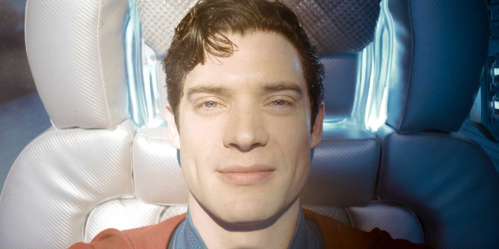 David Corenswet's Superman smiling as the sunshine hits his face in the DC movie