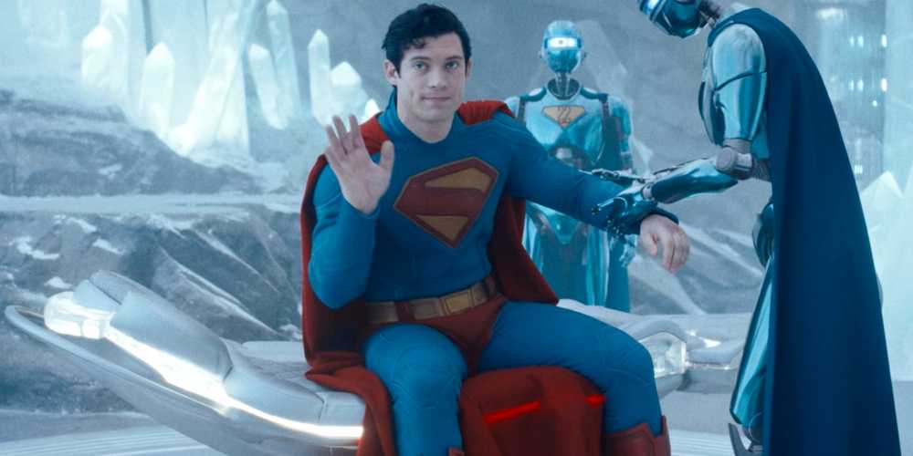 David Corenswet nei panni di Superman