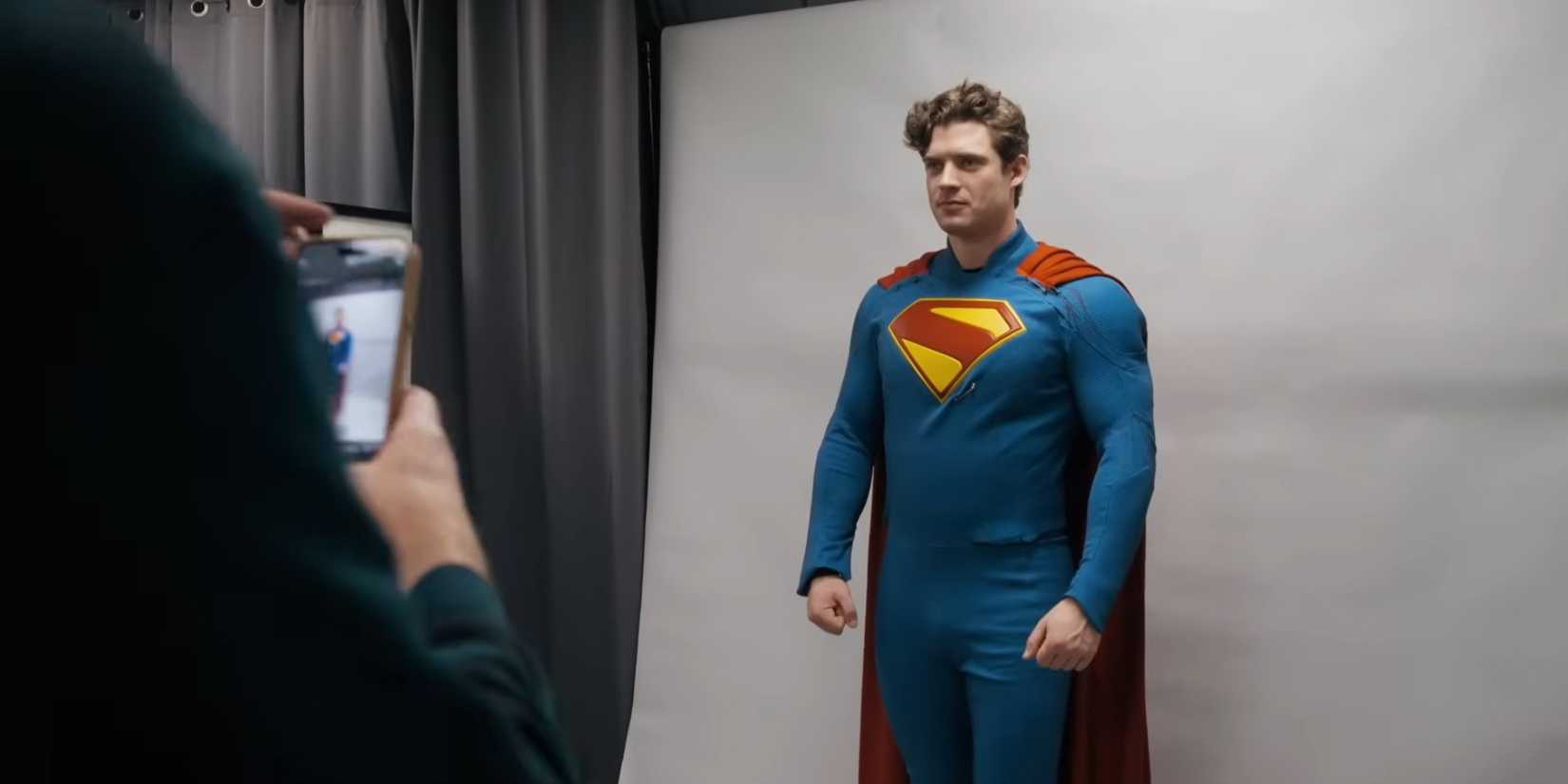David Corenswet's Superman without trunks