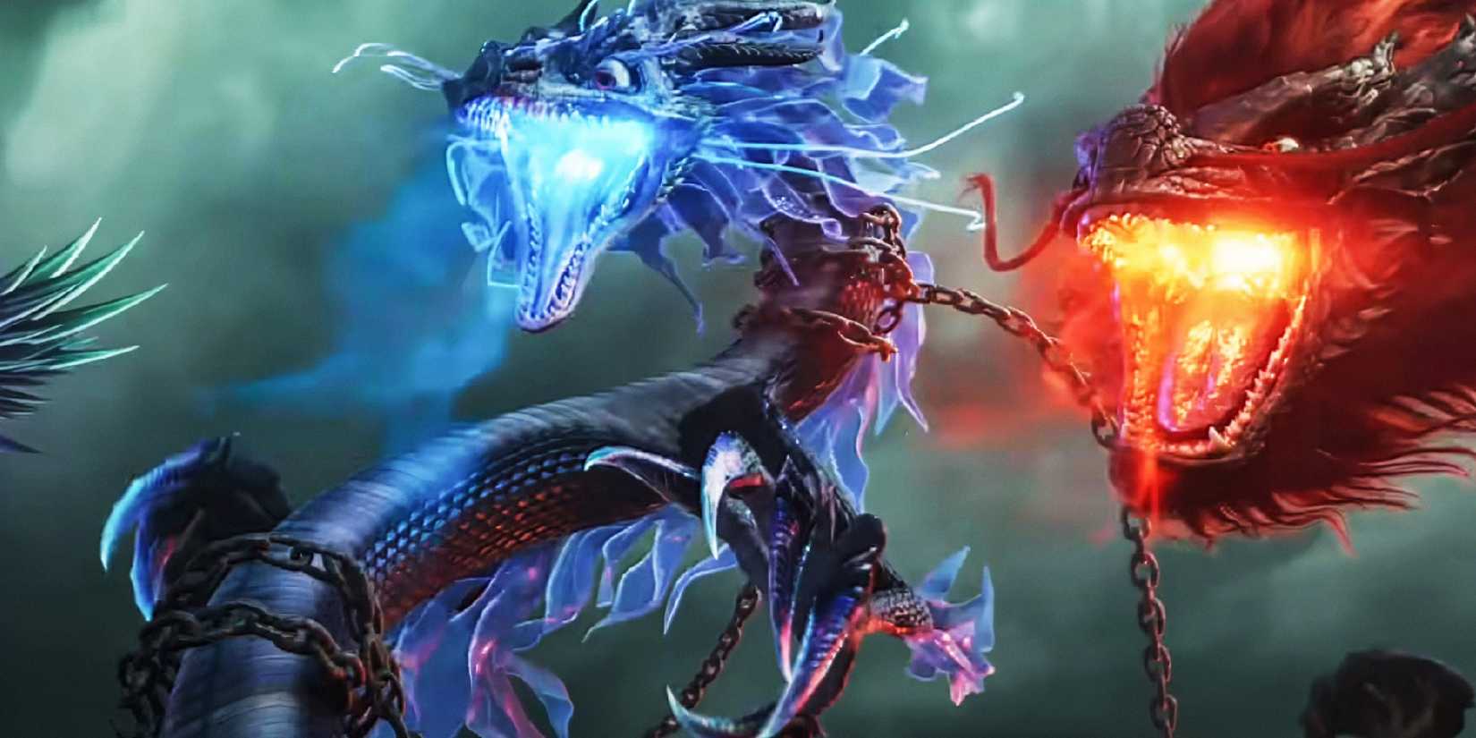 Dragons roar with flames in Ne Zha 2
