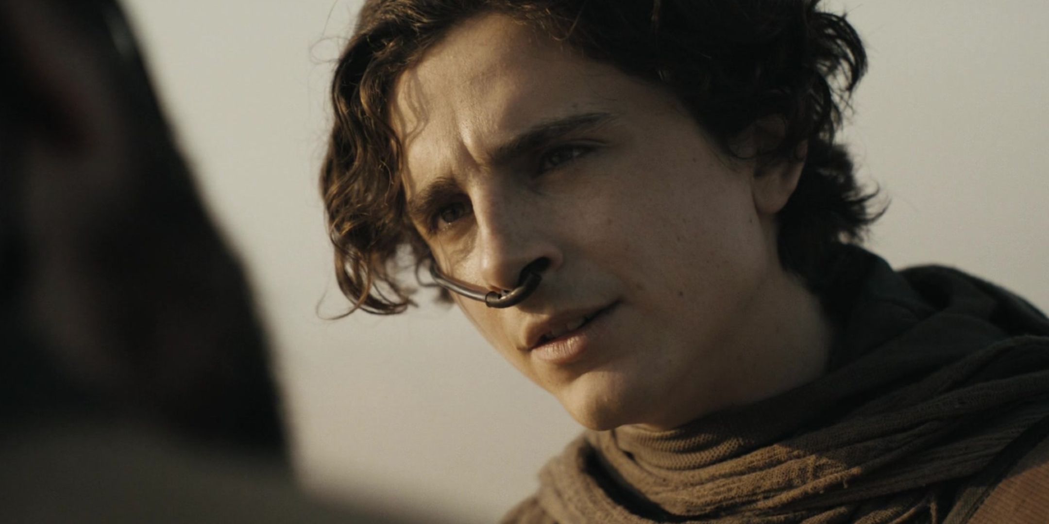 Close-up of Timothée Chalamet as Paul Atreides in Dune Part Two