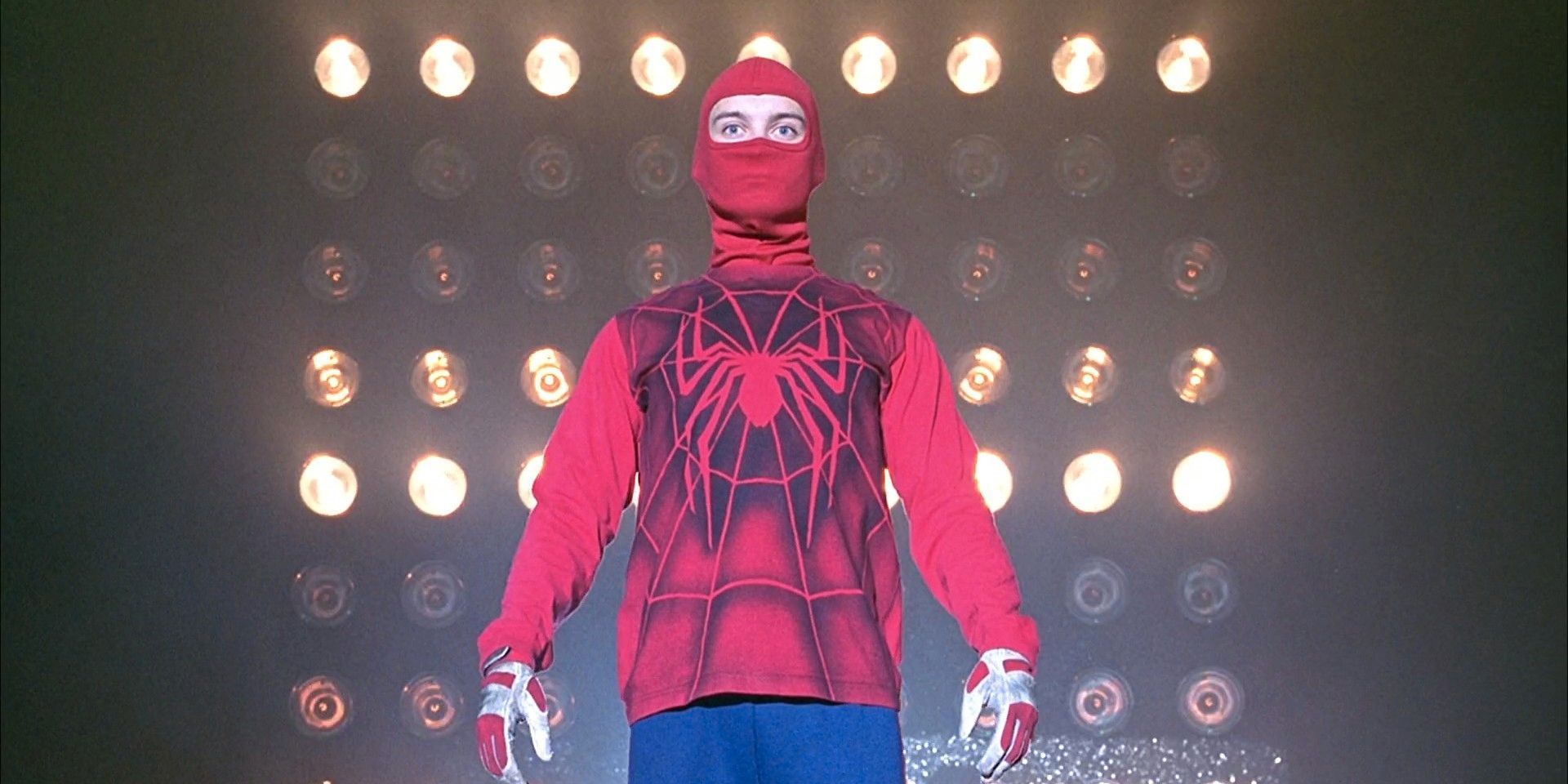 Tobey Maguire's wrestler Spider-Man suit