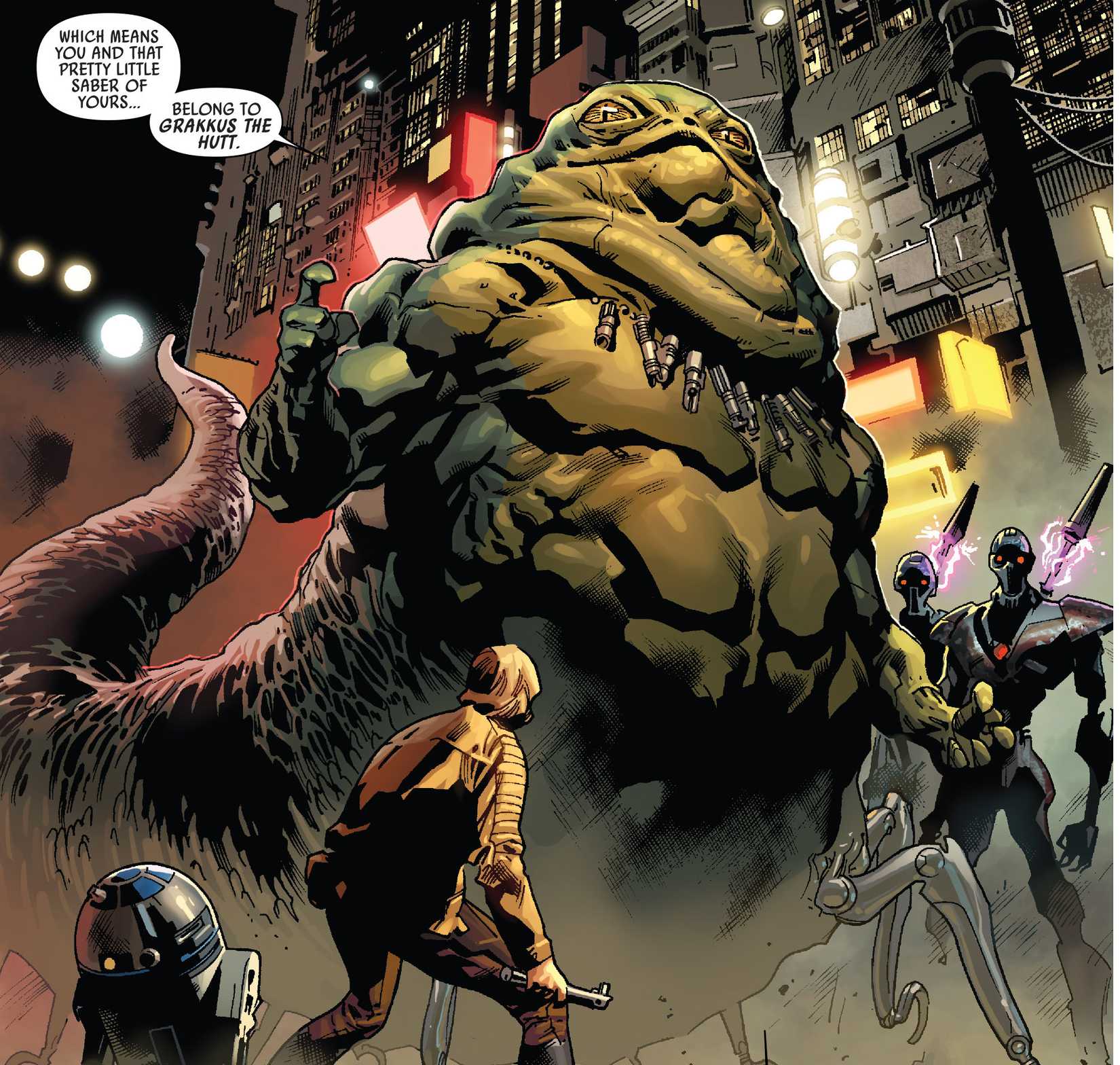 Grakkus the Hutt in Star Wars #9