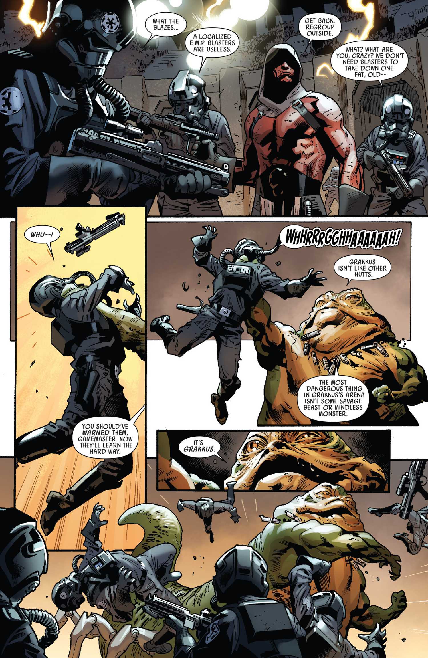 Grakkus The Hutt vs Imperials