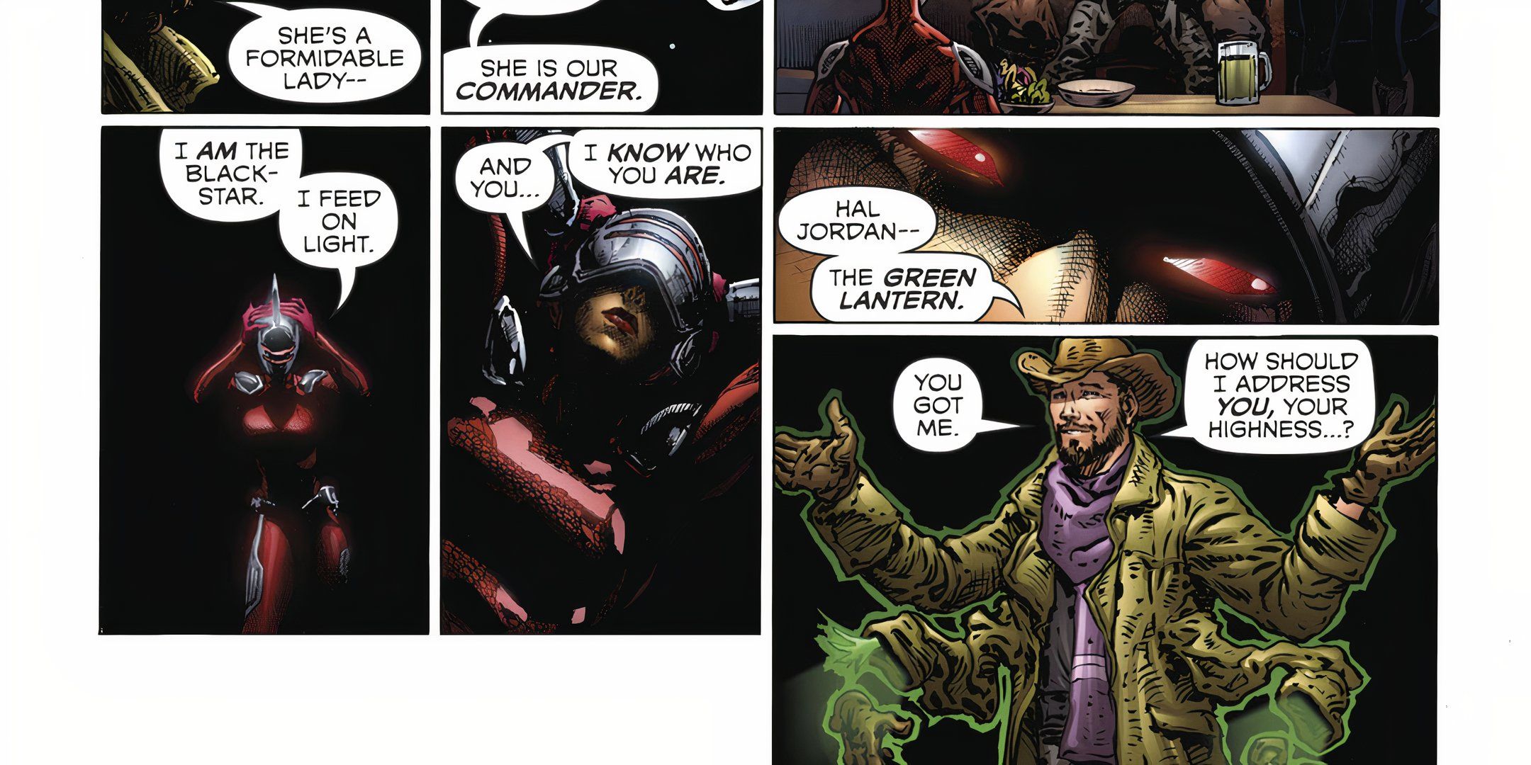 Braccia finte generate da Hal Jordan