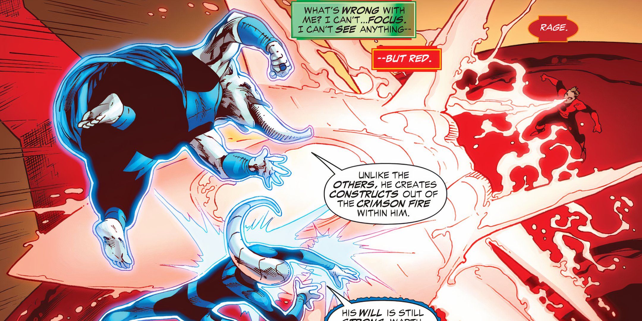 Costruzioni rosse generate da Hal Jordan