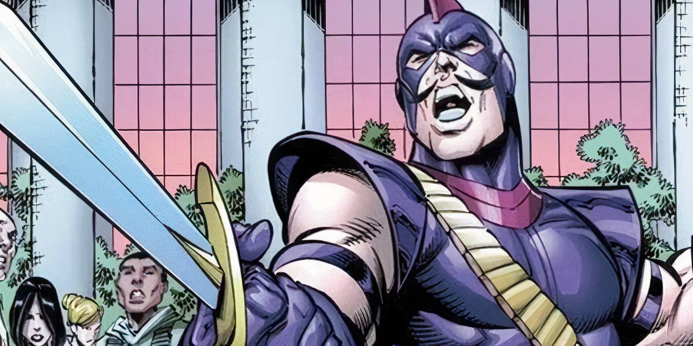 Hawkeye's Swordsman wielding a sword.