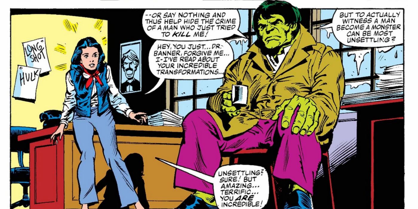Hulk indossa un trench coat in The Incredible Hulk #291 (1962)