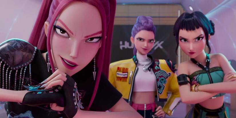 Huntrix looking ready to fight in KPop Demon Hunters