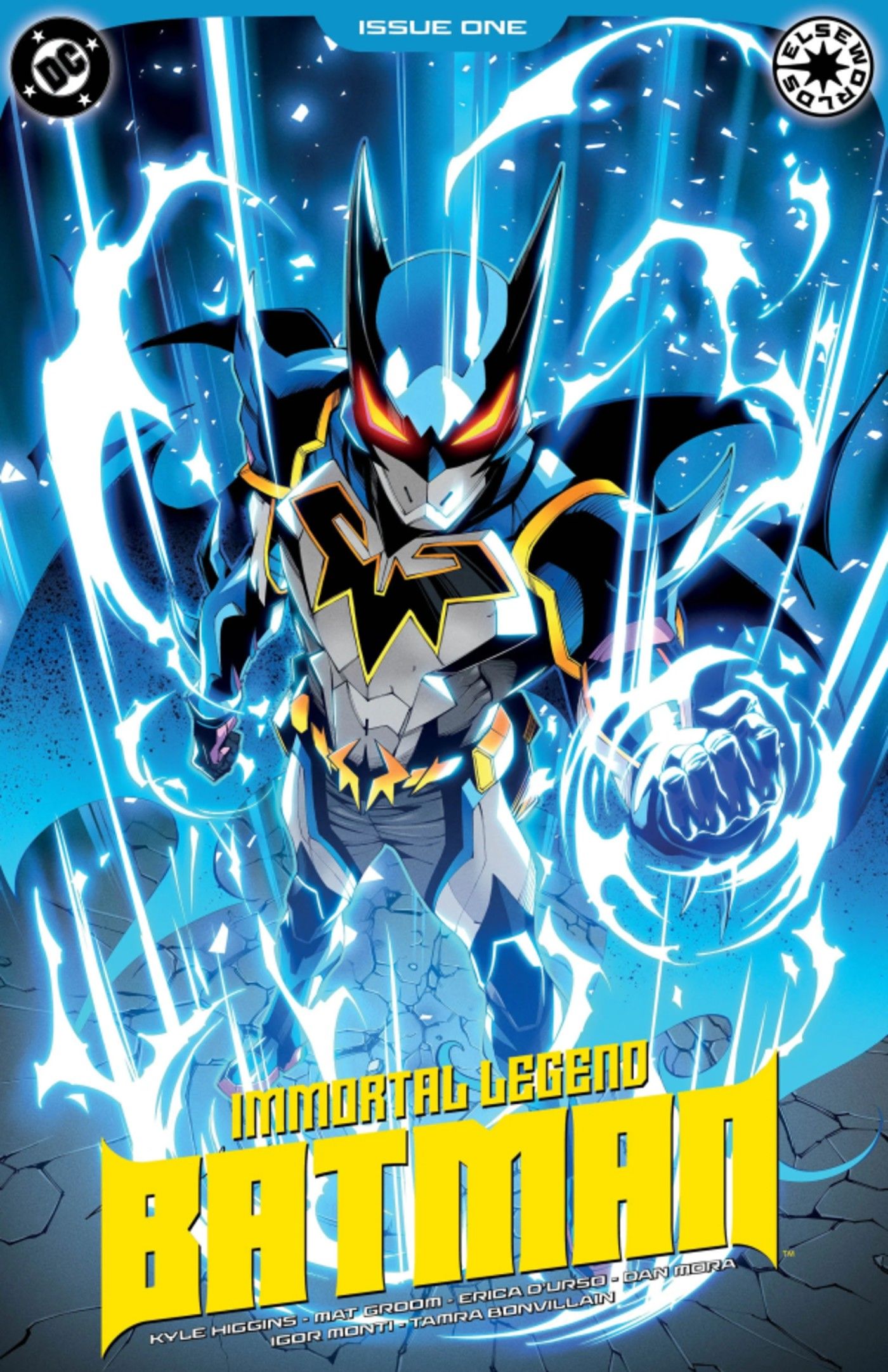 Copertina variante Immortal Legend Batman con nuovo costume