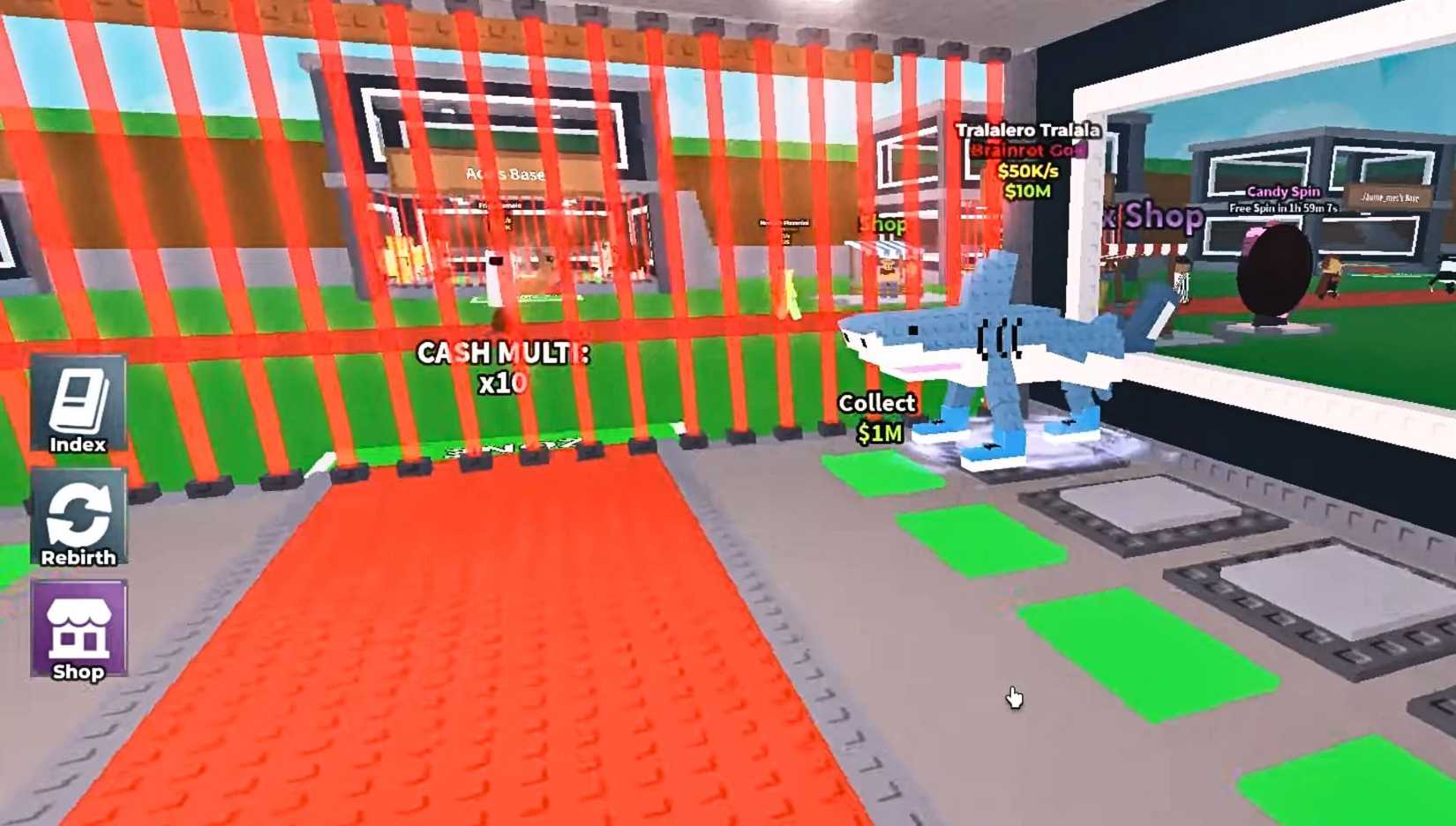 Inside of a base in Steal A Brainrot in Roblox