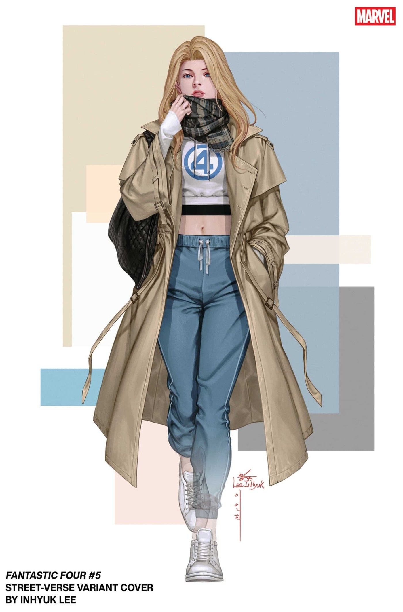 Nuovo costume techwear di Invisible Woman