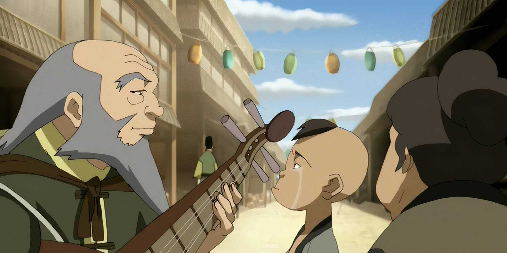 Iroh in the ATLA episode The Tales Of Ba Sing Se