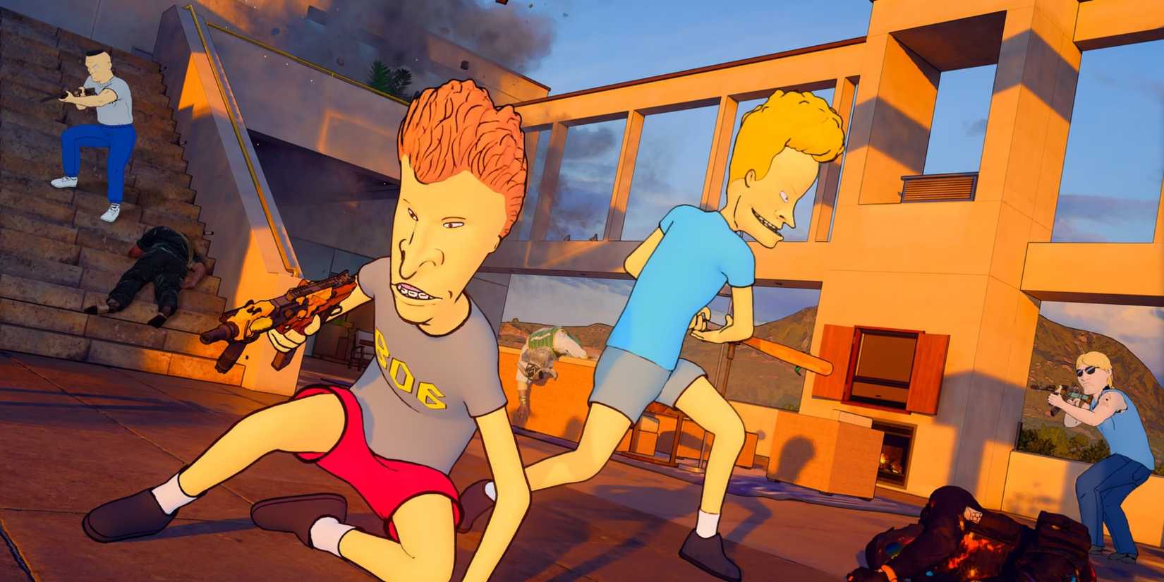 Beavis and Butt-Head in Call of Duty: Black Ops 6.