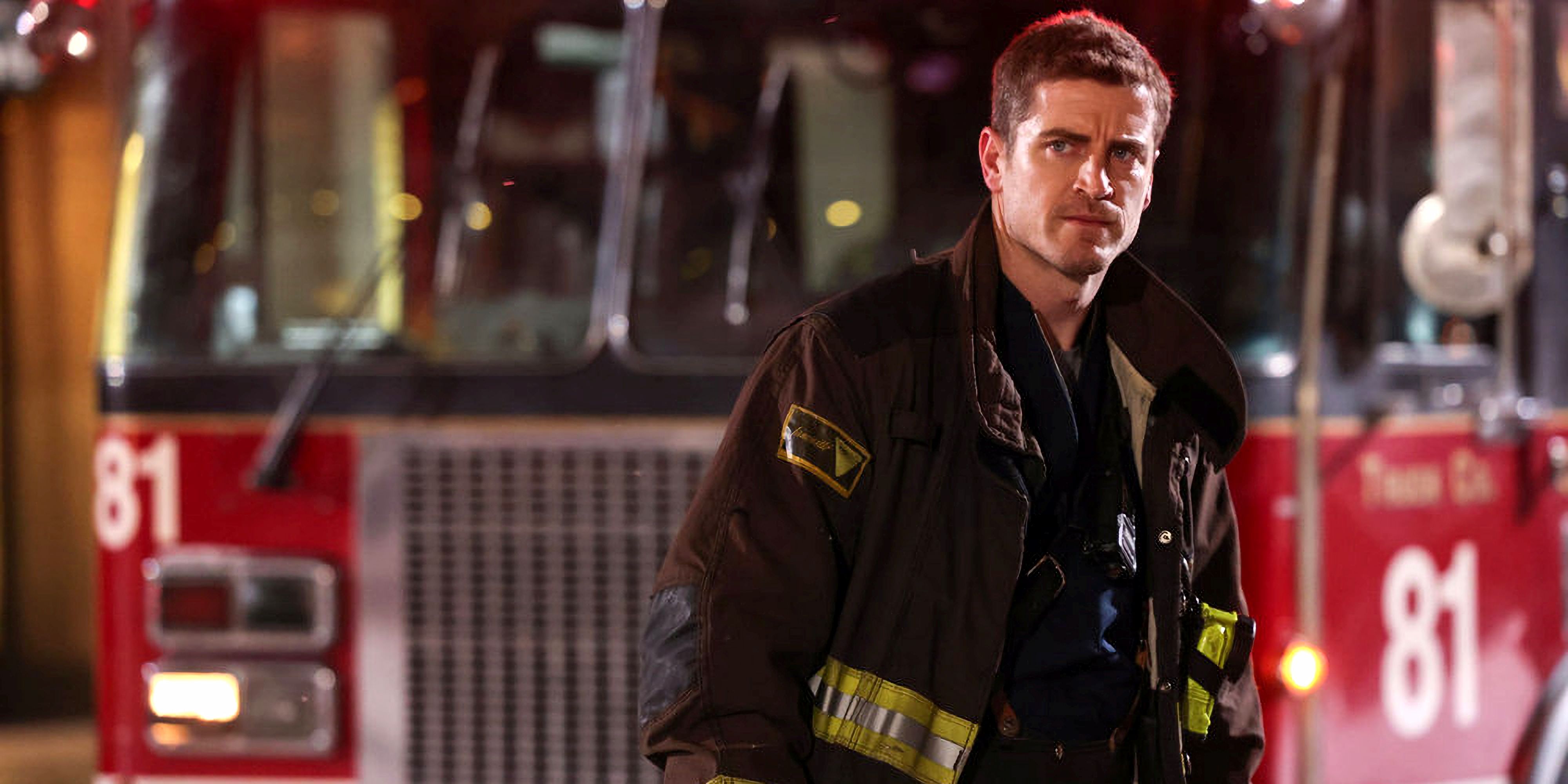 Jake Lockett as Sam Carver in Chicago Fire season 13