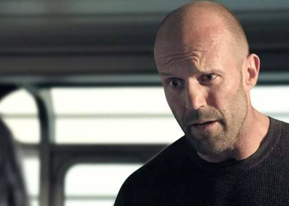 Jason Statham explains some things in a scene from The Meg