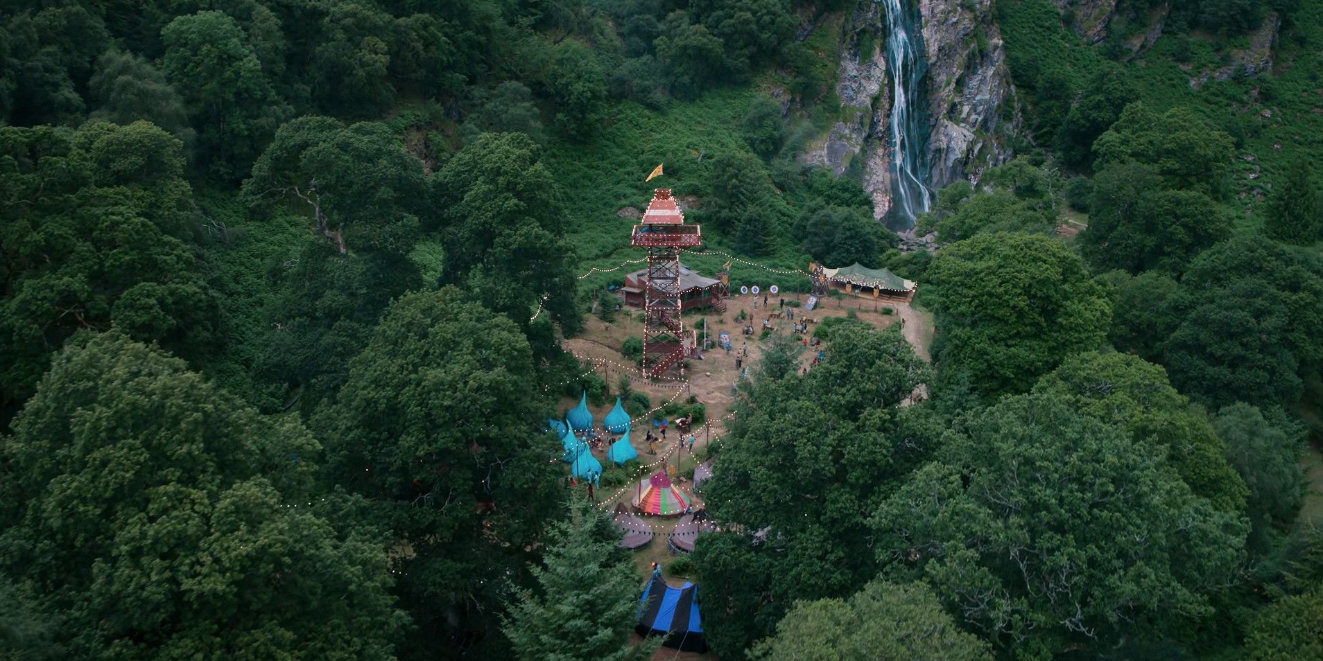 Ripresa aerea del Campo Jericho