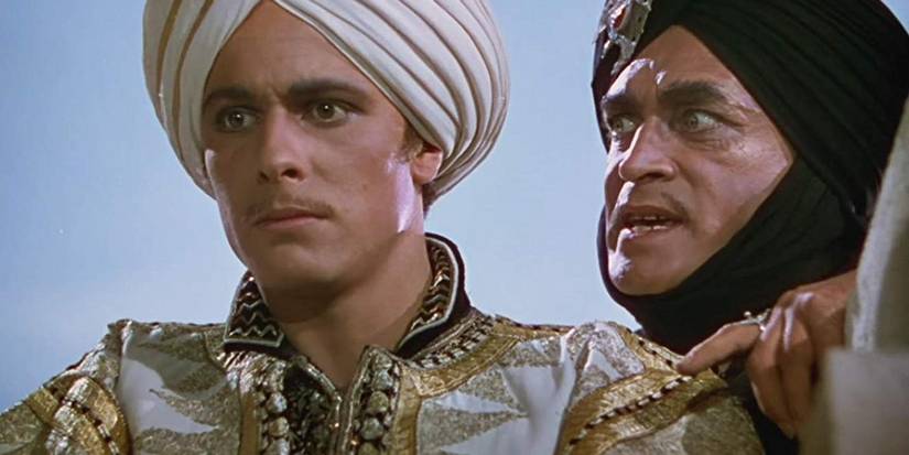 John Justin and Conrad Vecht in Thief of Bagdad