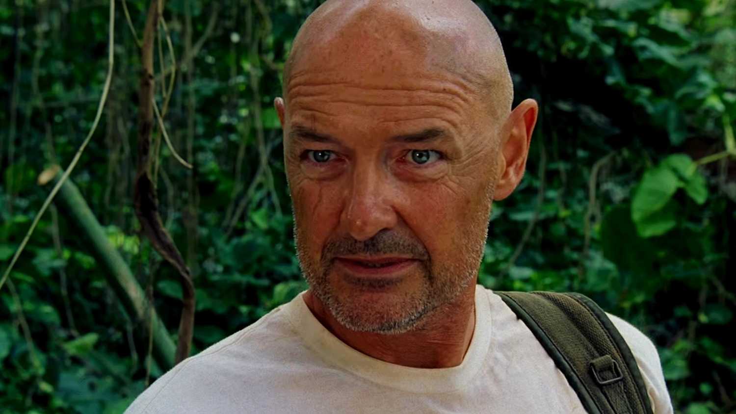 John Locke in Lost looking serious