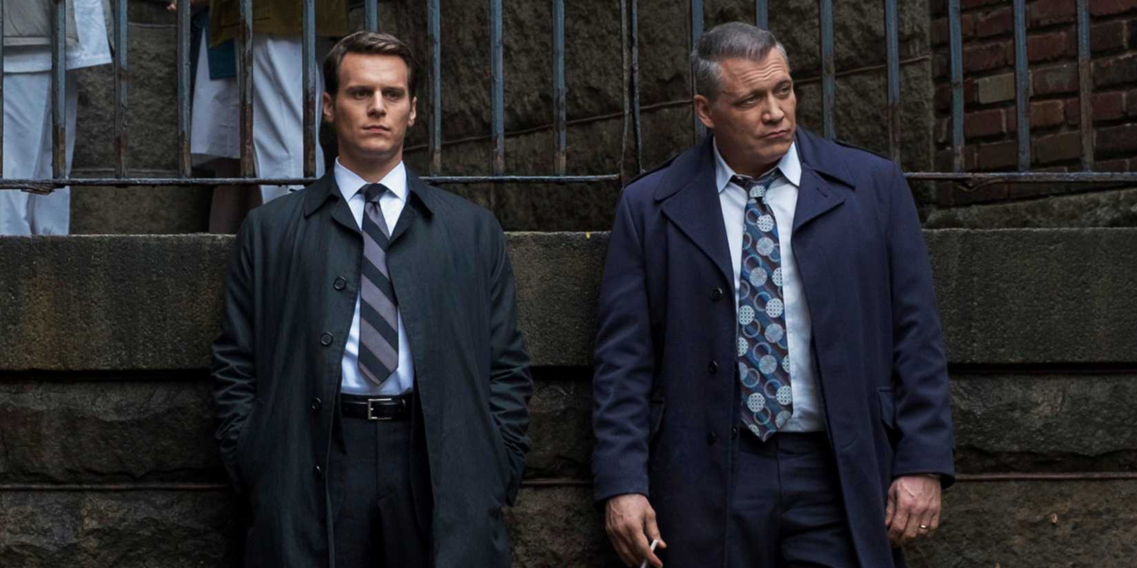 Jonathan Groff and Holt McCallany in Mindhunter